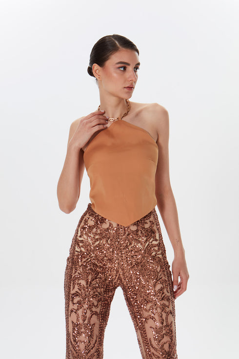 Neck Chain Gold Top